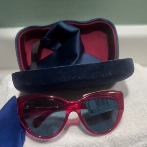Gucci Bold Red Sunglasses